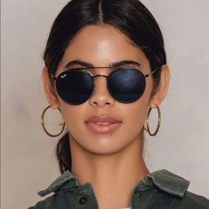 round double bridge Raybans